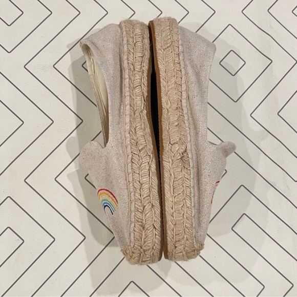 Soludos X Ashkhan Rainbow Espadrille Slip On Shoes. Sz 8.5 - Picture 5 of 11
